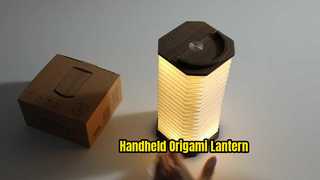 Lampada a fisarmonica pieghevole portatile | Lanterna Origami portatile per campeggio e da tavolo